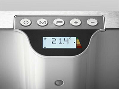 Radialight Klima 15 Konvektorheizung Wand 1500W mit elektronischem Thermostat 101x50.4cm Weiß