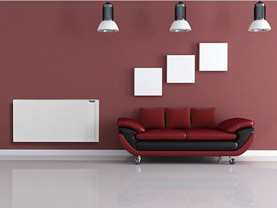 Radialight Klima 15 Konvektorheizung Wand 1500W mit elektronischem Thermostat 101x50.4cm Weiß