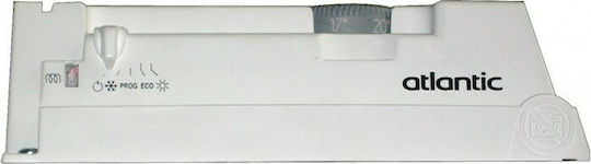 Atlantic F119 Design CE Convector Heater Floor 500W with Electronic Thermostat 39.1x46.1cm White