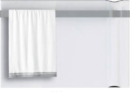 Radialight Klima 7 AS Convectoare Perete 750W cu Termostat Electronic 67.5x50.4cm Alb