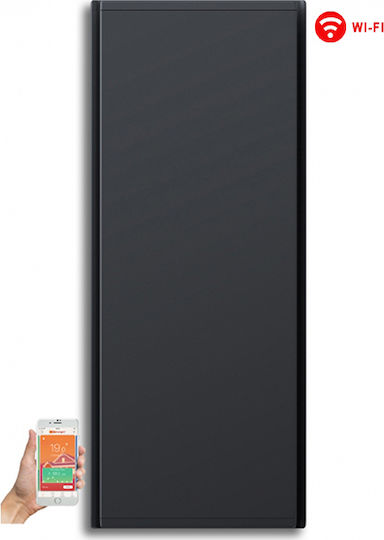 Radialight Icon 20 Θερμοπομπός Τοίχου 2000W με Ηλεκτρονικό Θερμοστάτη και WiFi 45x180cm Γκρι