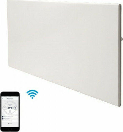 Adax Neo H 08 KWT Konvektorheizung Wand 800W mit elektronischem Thermostat und WiFi 75x33cm Weiß