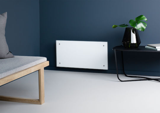 Adax Clea H 06 KWT Konvektorheizung Wand 600W mit elektronischem Thermostat und WiFi 67.6x34cm Weiß