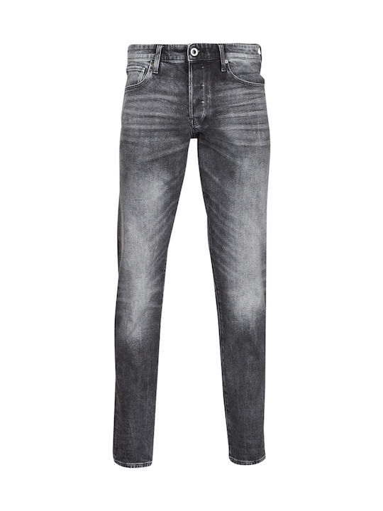 3301 Men's Jeans Pants with Slim Straight Fit Gray