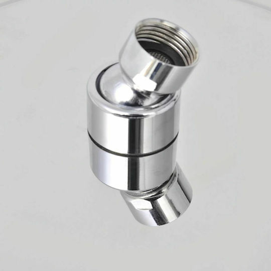 vidaXL Round Showerhead 40cm Inox