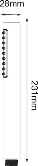 Viospiral Minuet Showerhead with Filter Chrome