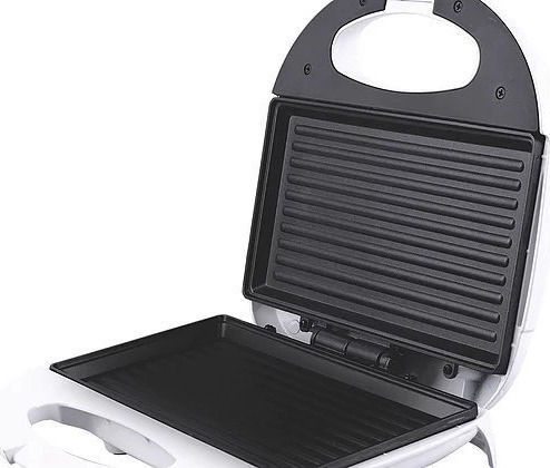 Hoomei Τοστιέρα για 2 Τοστ 750W Λευκή