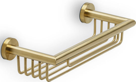 Geesa Nemox Επιτοίχια Σπογγοθήκη Inox Brushed Gold Gold Brushed