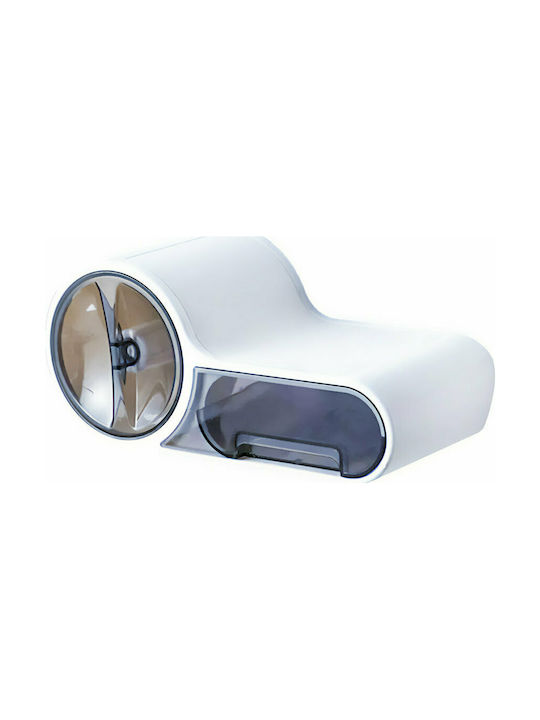 SQ-5262 Wall Mounted Plastic White Paper Holder
