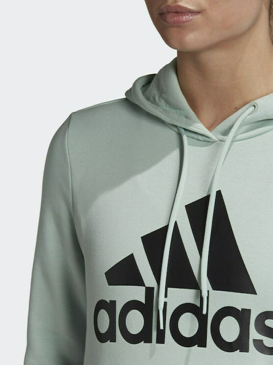 Adidas Badge Of Sport Γυναικείο Φούτερ με Κουκούλα Green Tint GC6921 |  Skroutz.gr