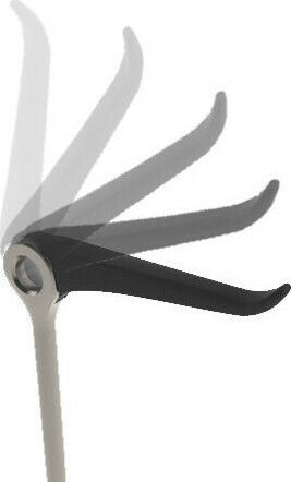 Umbra Tucan Χαρτοθήκη Δαπέδου Inox Ασημί