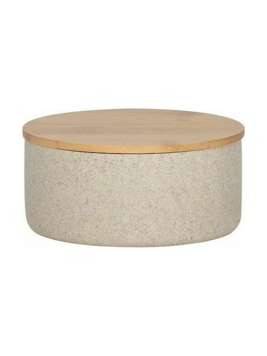 Sealskin Grace Tisch Wattebehälter Bamboo Sand