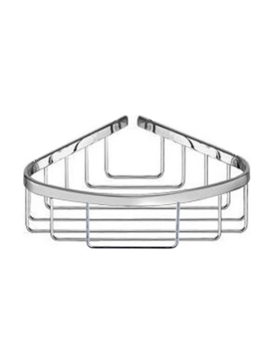Import Hellas Σπογγοθήκη Επιτοίχια Inox Ασημί