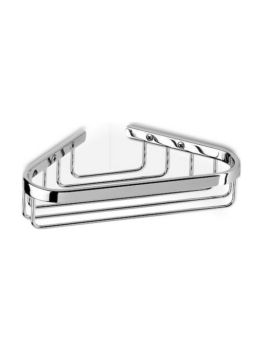 Geesa Basket Wandmontiert Schwamm-Halter Metallisch Gray