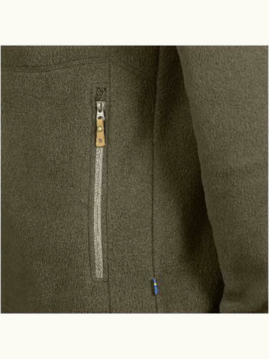 Sten Ανδρική Ζακέτα Fleece Dark Olive