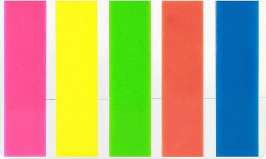 Office Point Neon Lesezeichen Kleber