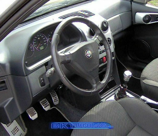 Car Instrument Panel Decoration Dashboard Rings for Alfa 145 / 146 Chrome in Silver Color IRAR145