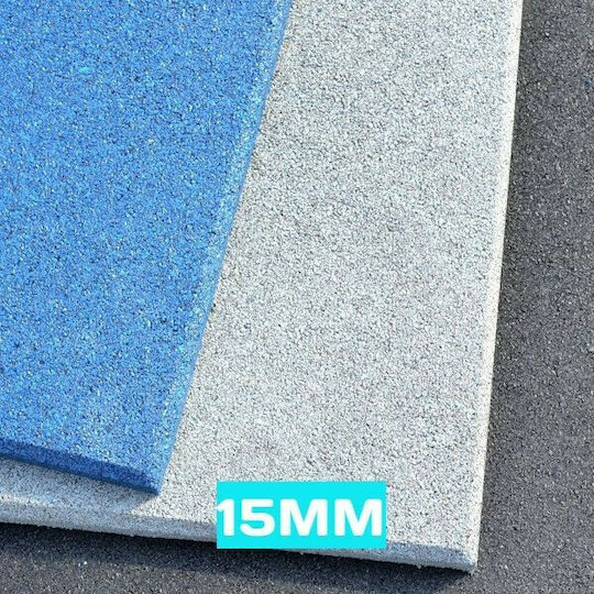 Luxury Fitness Δάπεδο Οργάνων Γυμναστηρίου Γκρι 100x100x1.5cm 1τμχ