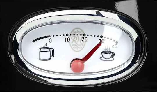 Russell Hobbs Retro Classic Filter Coffee Machine 1000W Black