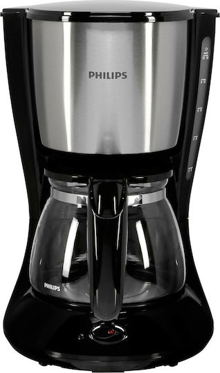 Philips Daily Collection Filter Coffee Machine 1000W Black