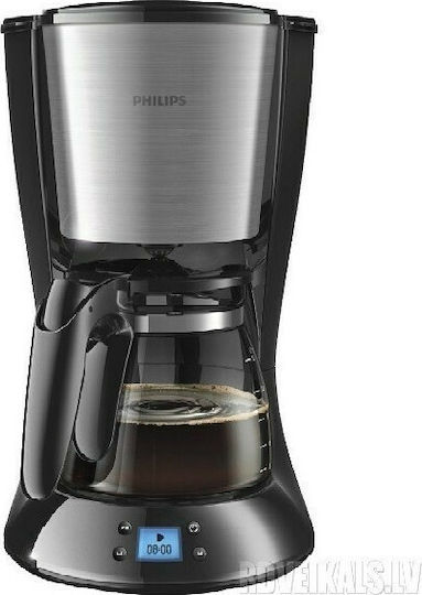 Philips Daily Collection Προγραμματιζόμενη Καφετιέρα Φίλτρου 1000W Black