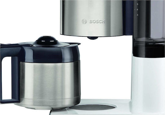 Bosch Programmable Filter Coffee Machine 1100W Inox/White