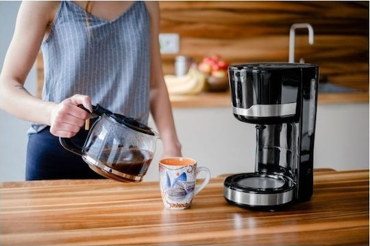 Teesa Aroma 100 Filter Coffee Machine 1000W Black
