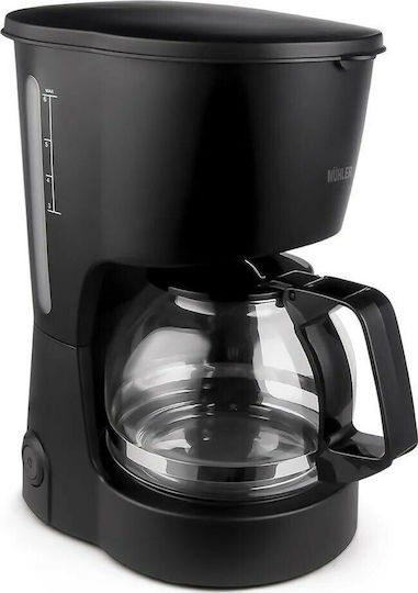 Muhler Καφετιέρα Φίλτρου 600W Black