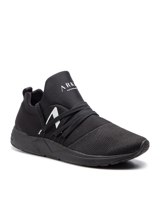 Arkk Copenhagen Raven Mesh S-E15 Sneakers Black