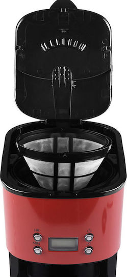 HKoenig MG-30 Programmable Filter Coffee Machine 1000W Red