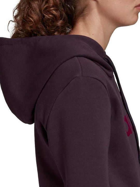 Essentials Linear Women's Sweatshirt Hooded Noble Purple