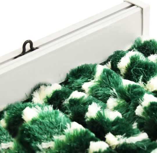 vidaXL Perdea ușă Green-White 56x185cm 325445