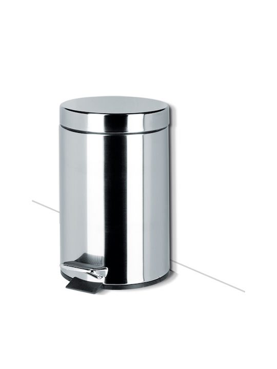 Geesa Standard 634 Inox Καλαθάκι Μπάνιου 3lt Ασημί