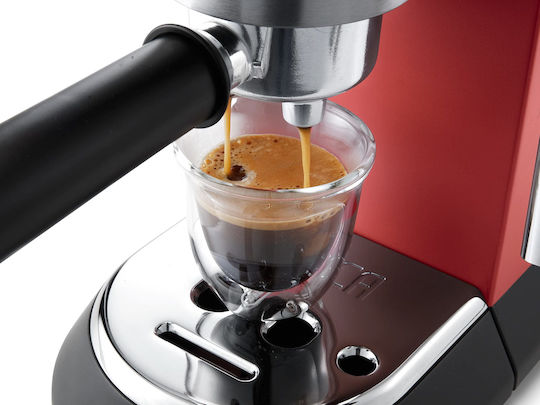 De'Longhi Dedica Pump Automatic Espresso Machine 1300W Pressure 15bar Red