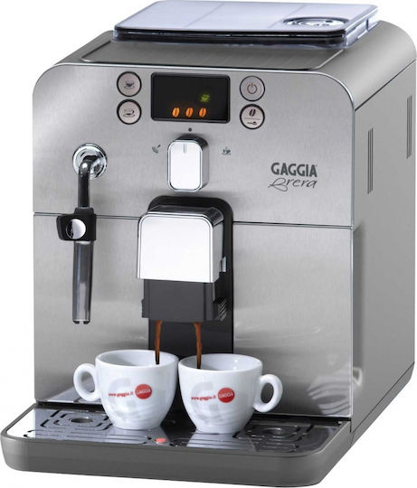 Gaggia Brera Automatic Espresso Machine 1400W Pressure 15bar with Grinder Silver