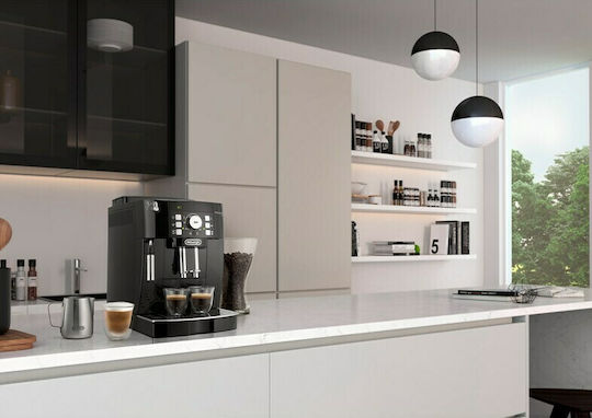 De'Longhi Magnifica S Αυτόματη Μηχανή Espresso 1450W Πίεσης 15bar με Μύλο Άλεσης Μαύρη