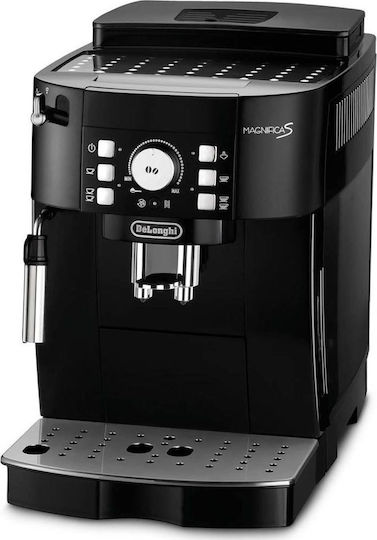 De'Longhi Magnifica S Αυτόματη Μηχανή Espresso 1450W Πίεσης 15bar με Μύλο Άλεσης Μαύρη
