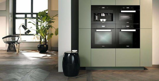 Miele CVA 7440 Obsidian Automatic Built-in Espresso Coffee Machine 1500W Pressure 5bar for Cappuccino with Grinder Black