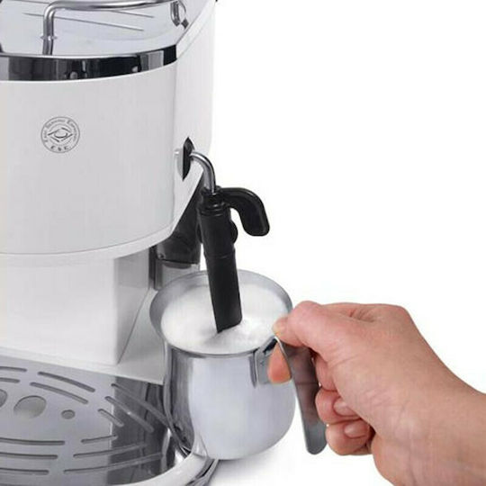 De'Longhi Espresso Icona Eco Automatic Espresso Machine 1100W Pressure 15bar White