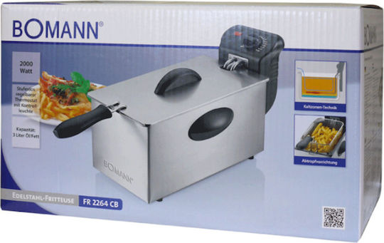 Bomann FR 2264 CB Φριτέζα 3lt Ασημί