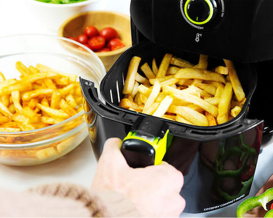 Cecotec Cecofry Compact Rapid Air Fryer 1.5lt Μαύρο