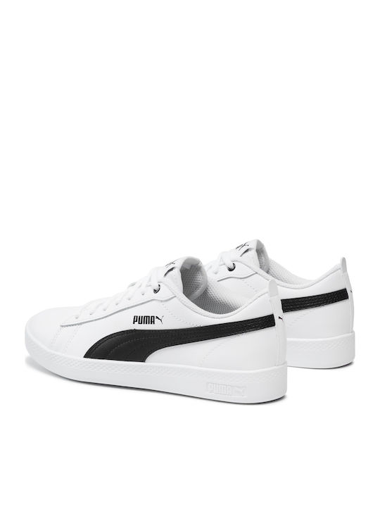 Smash V2 Leather Damen Sneakers Weiß