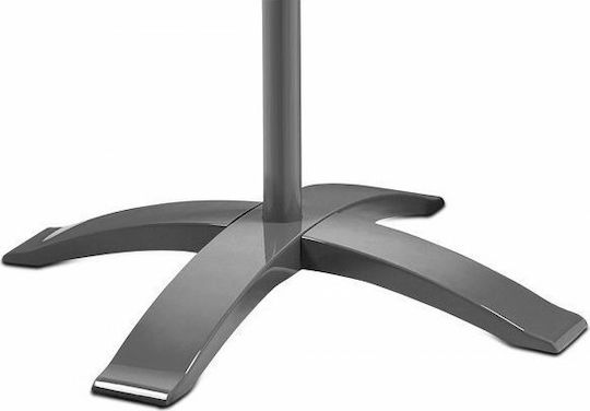 Teesa Ανεμιστήρας Ορθοστάτης 55W Διαμέτρου 38cm με Τηλεχειριστήριο Ασημί