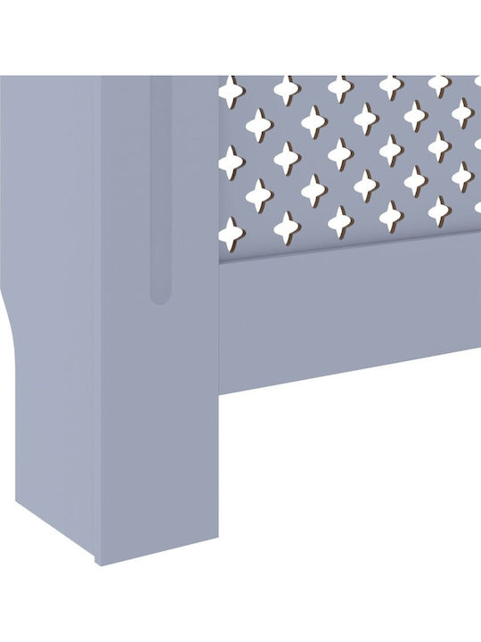 vidaXL Κάλυμμα Καλοριφέρ από MDF Γκρι 78x19x81.5cm