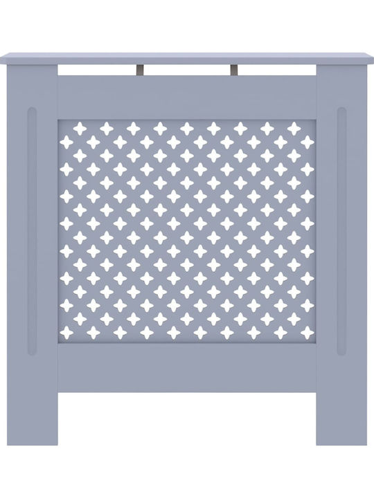 vidaXL Κάλυμμα Καλοριφέρ από MDF Γκρι 78x19x81.5cm