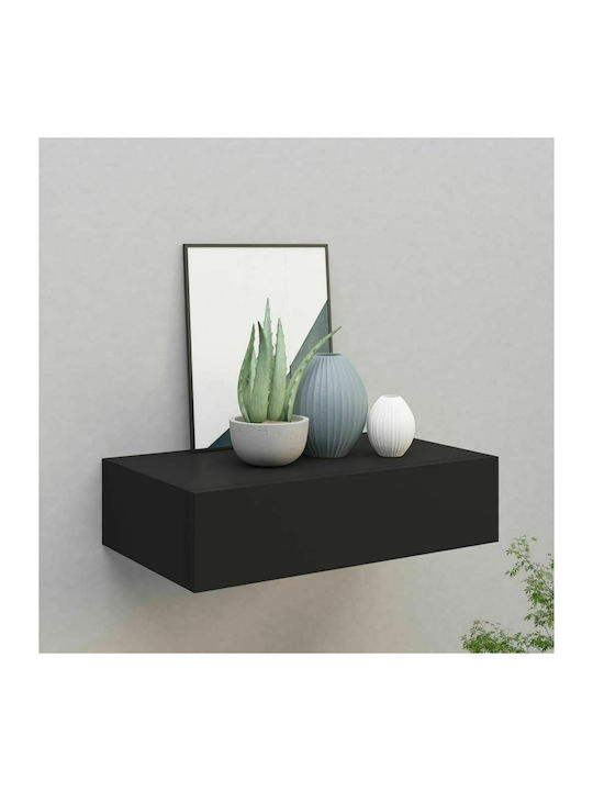 Shelf Wall Black 40x23.5x10cm