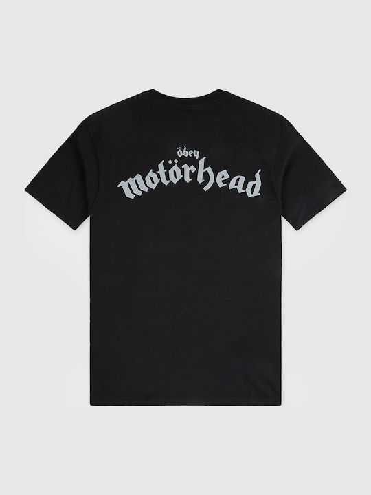 Obey Obey Lemmy T-shirt Schwarz Baumwolle 165263045S-BLK