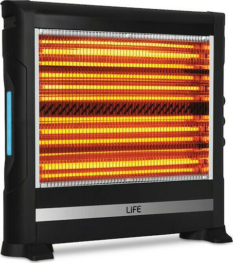 Life Vesta Quartz Heater with Thermostat and Fan 2800W