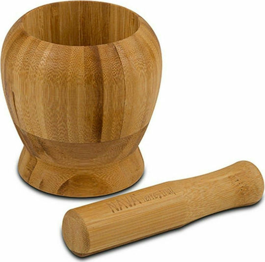 Nava Terrestrial Wooden Mortar 10.5x11.5x8cm