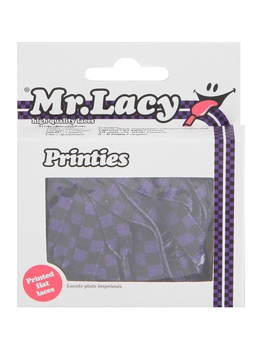 Mr.Lacy Printies Κορδόνια Παπουτσιών Πολύχρωμα 2τμχ 130cm
